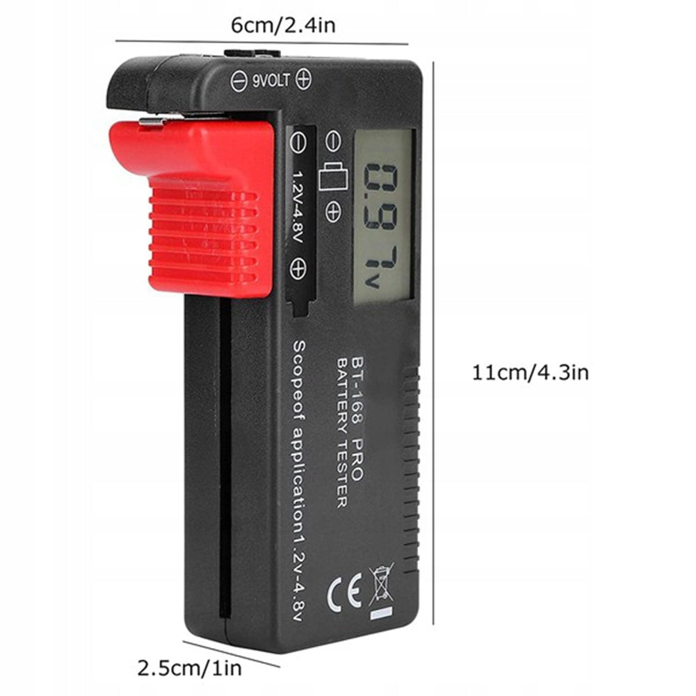 AAA AA C D 9V Button 18650 PRO Digital Battery Capacity Meter Tester Manufacturer code 9793112134053
