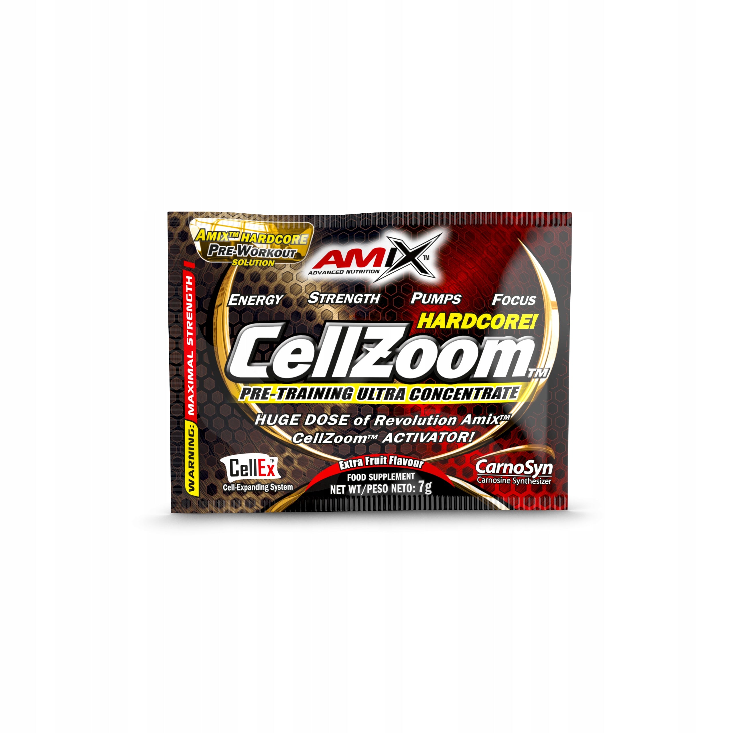 AAKG Crea Adaptogen Amix CellZoom HARDCORE ! Fruit Punch Packaging status original
