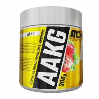 AAKG L-Arginine strength pre-workout Muscle Care AAKG 300 g STRAWBERRY