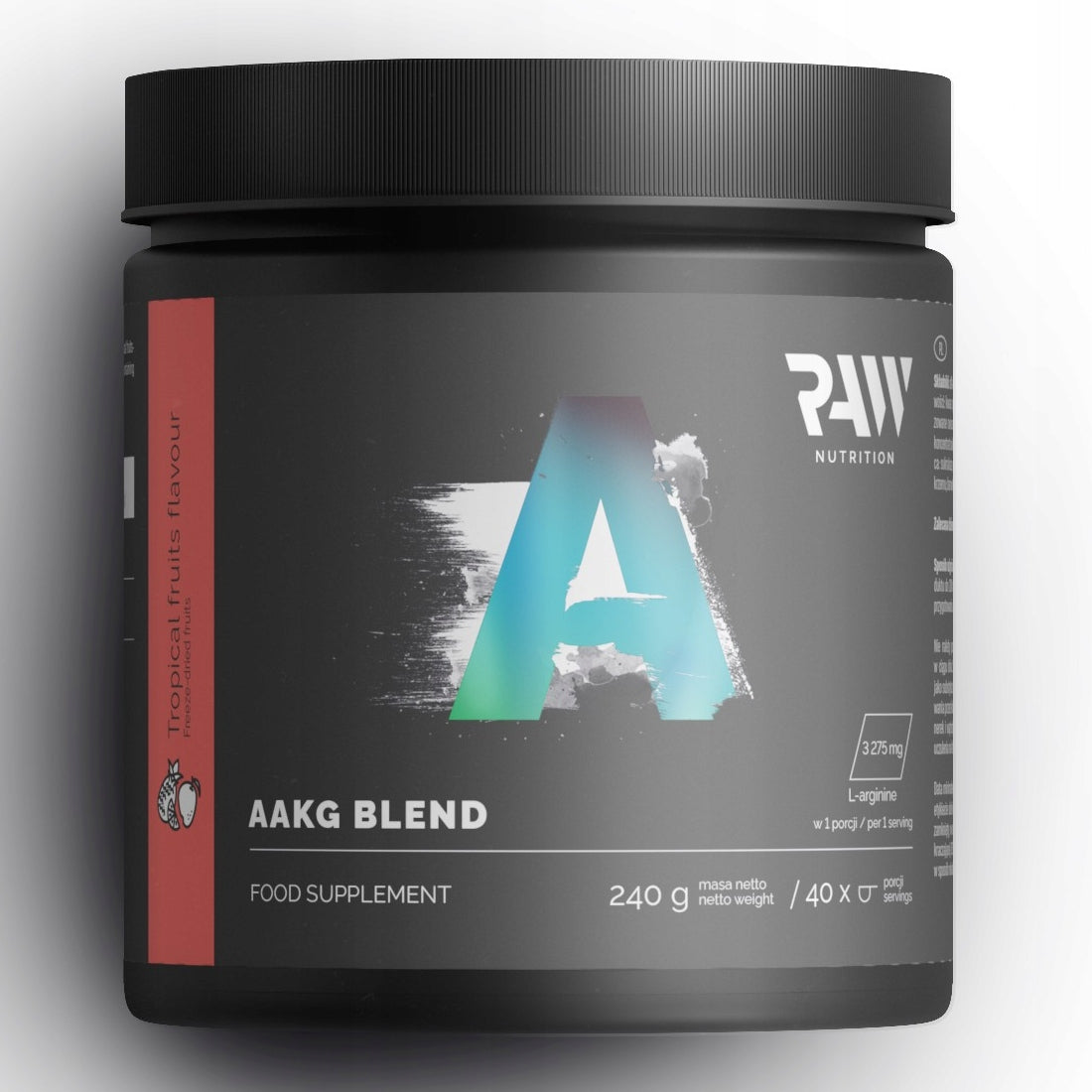 AAKG Raw Nutrition 240 g tropical fruit