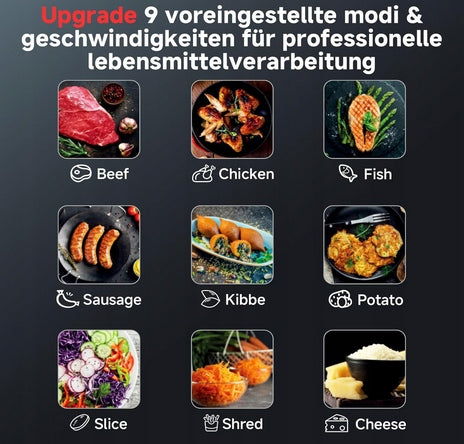AAOBOSI Electric Meat Machine [max. 3000W] 9 Degree LED Speed Brand no brand