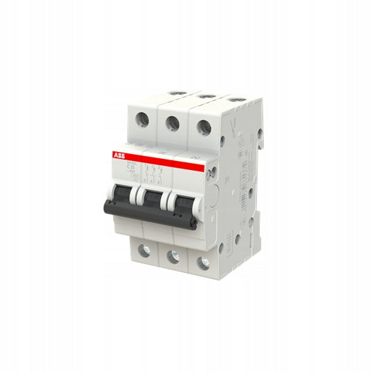 Modularer Automatikschalter Abb SH203-C25, 6kA, 3P, 25A 