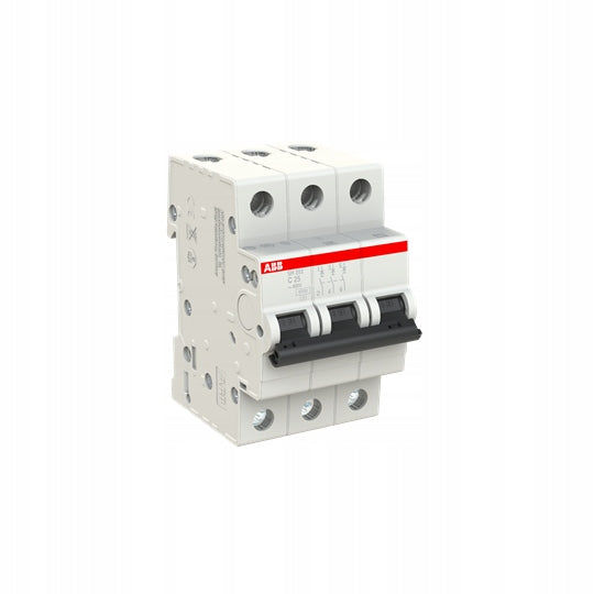 Modularer Automatikschalter Abb SH203-C25, 6kA, 3P, 25A 
