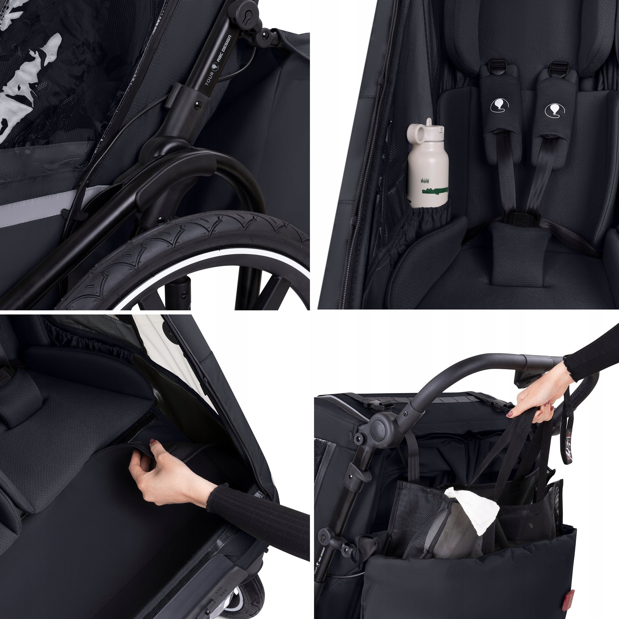 ABC Design Tour Children's Bicycle Trailer Brand no brand