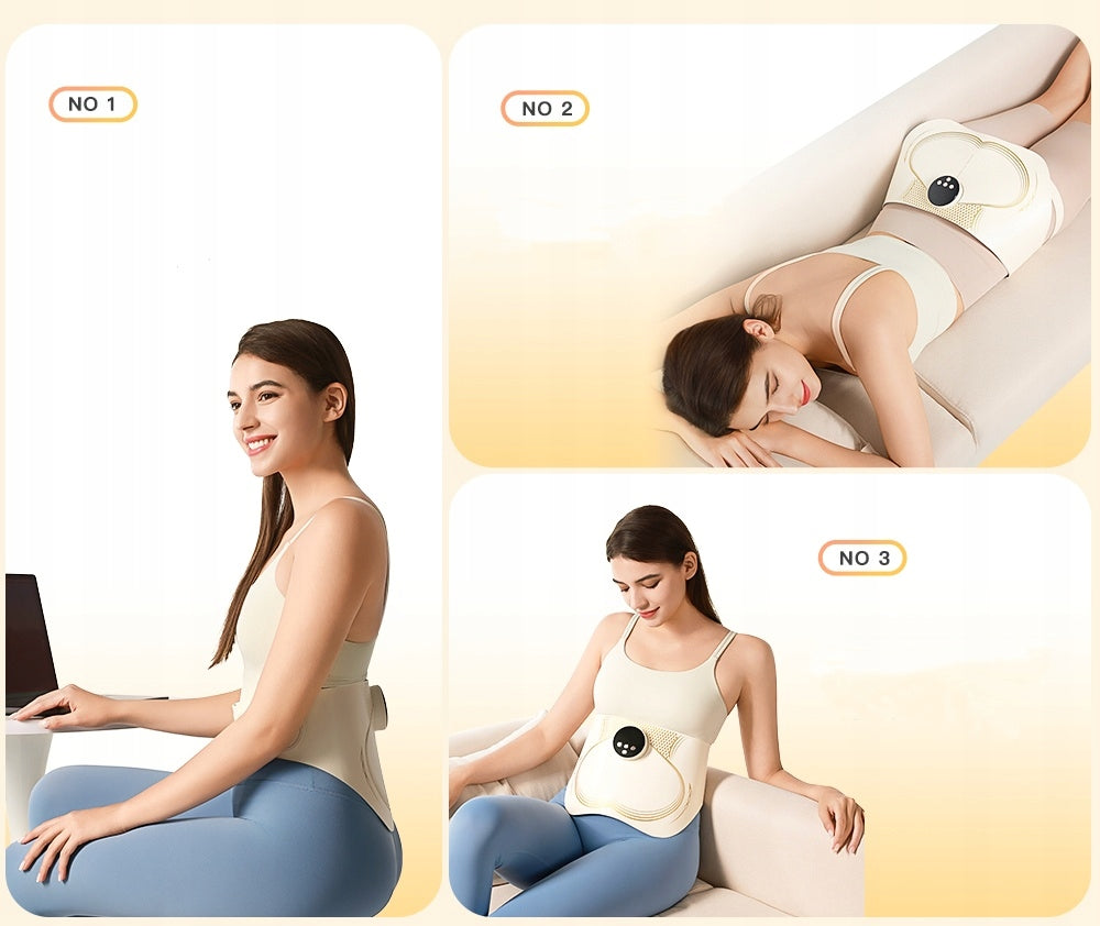 ABDOMINAL AND WAIST MASSAGE BELT EMS TENS WITH HEATING AND RED LIGHT Kind electrical muscle stimulator