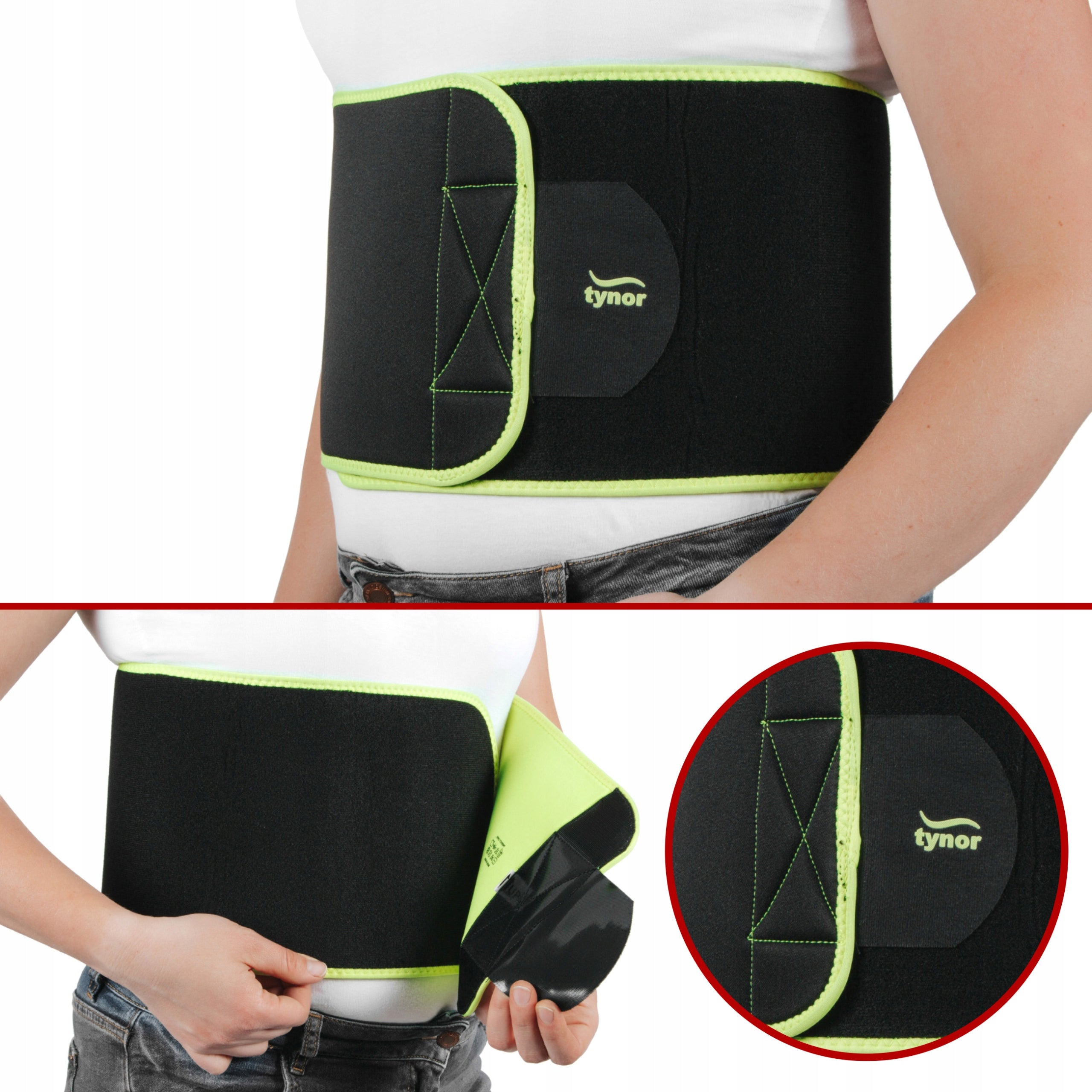 ABDOMINAL BELT SLIMMING CORSET SPORT NEOPRENE Color black