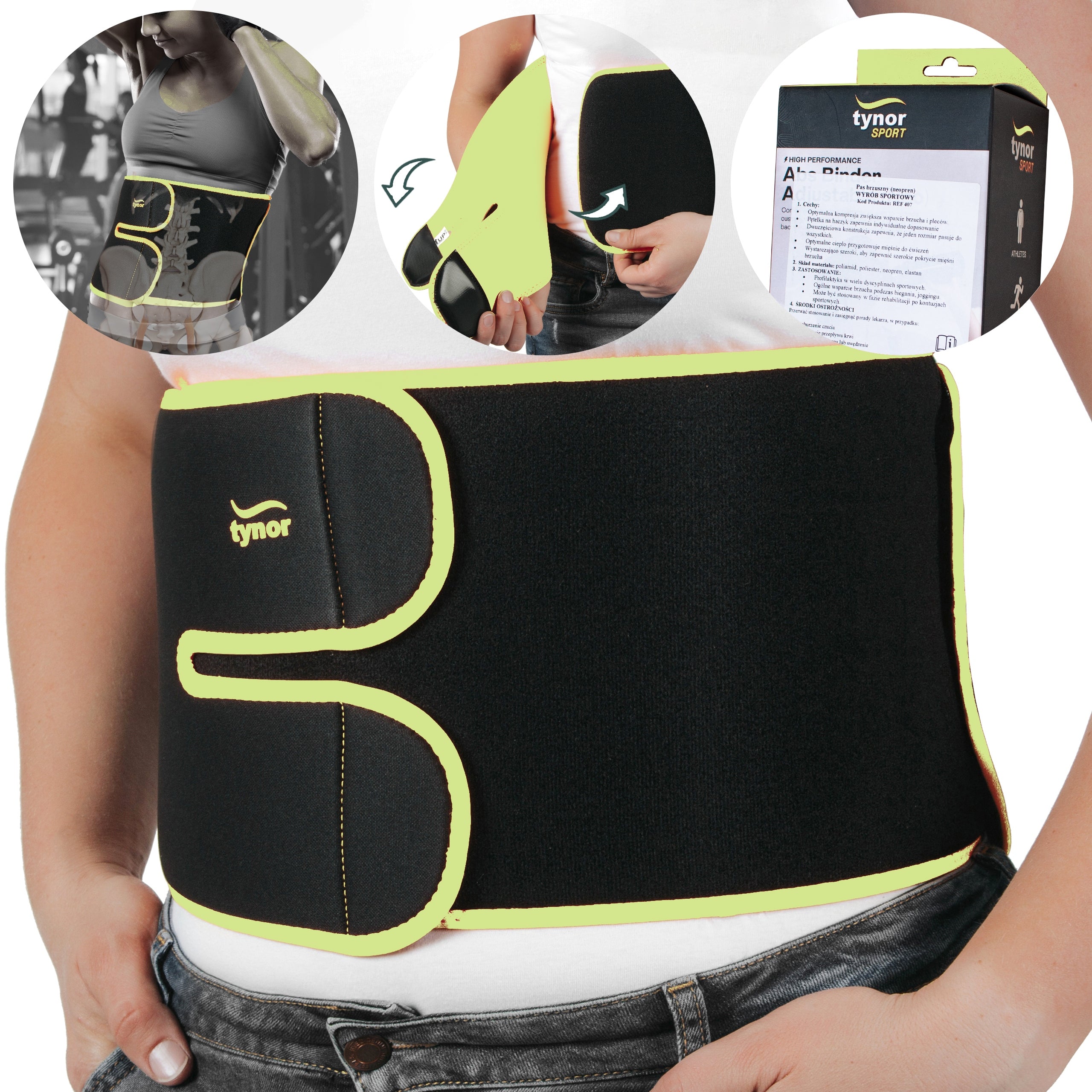 ABDOMINAL BELT SLIMMING WRESTLING SPORT NEOPRENE