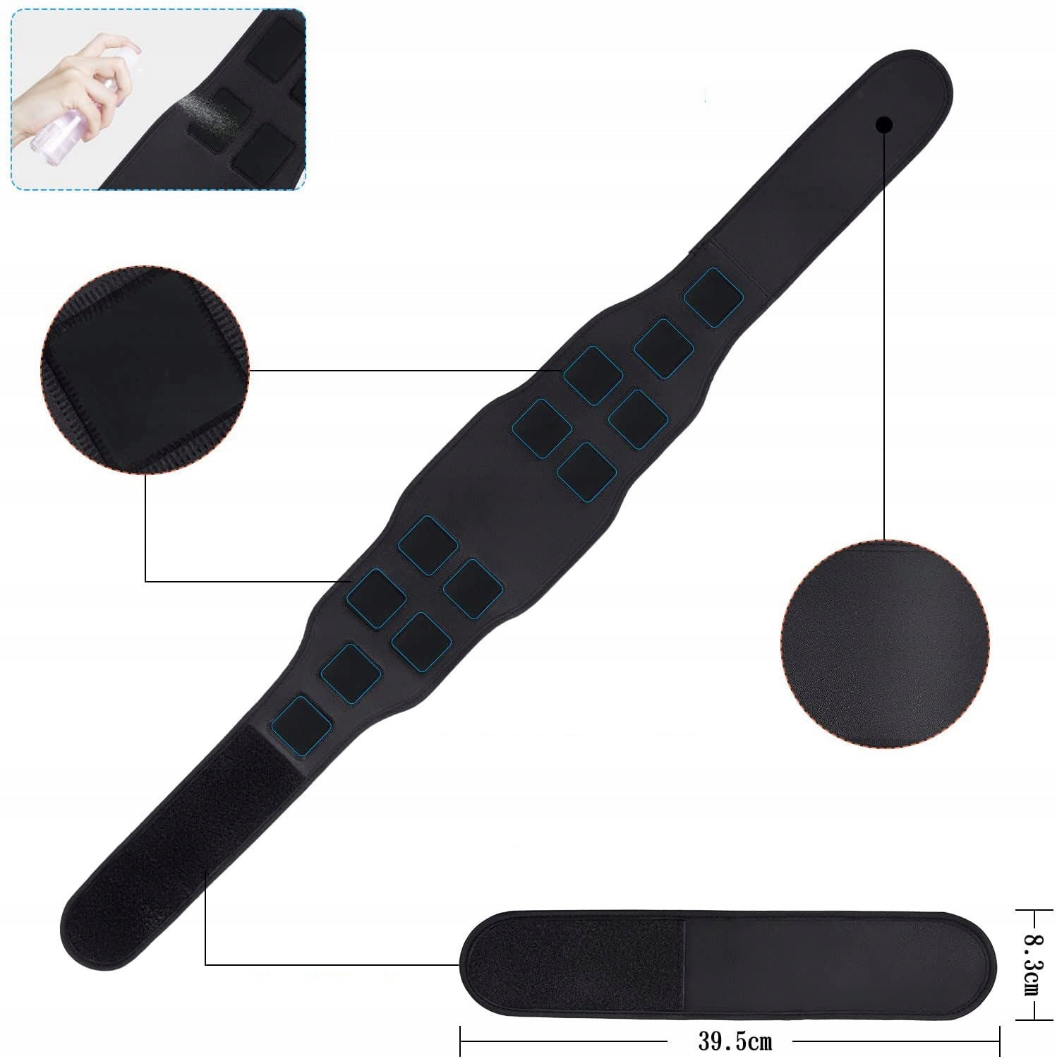 ABDOMINAL ELECTROSTIMULATOR EMS 10 MODES SLIMMING BELT Kind slimming belt