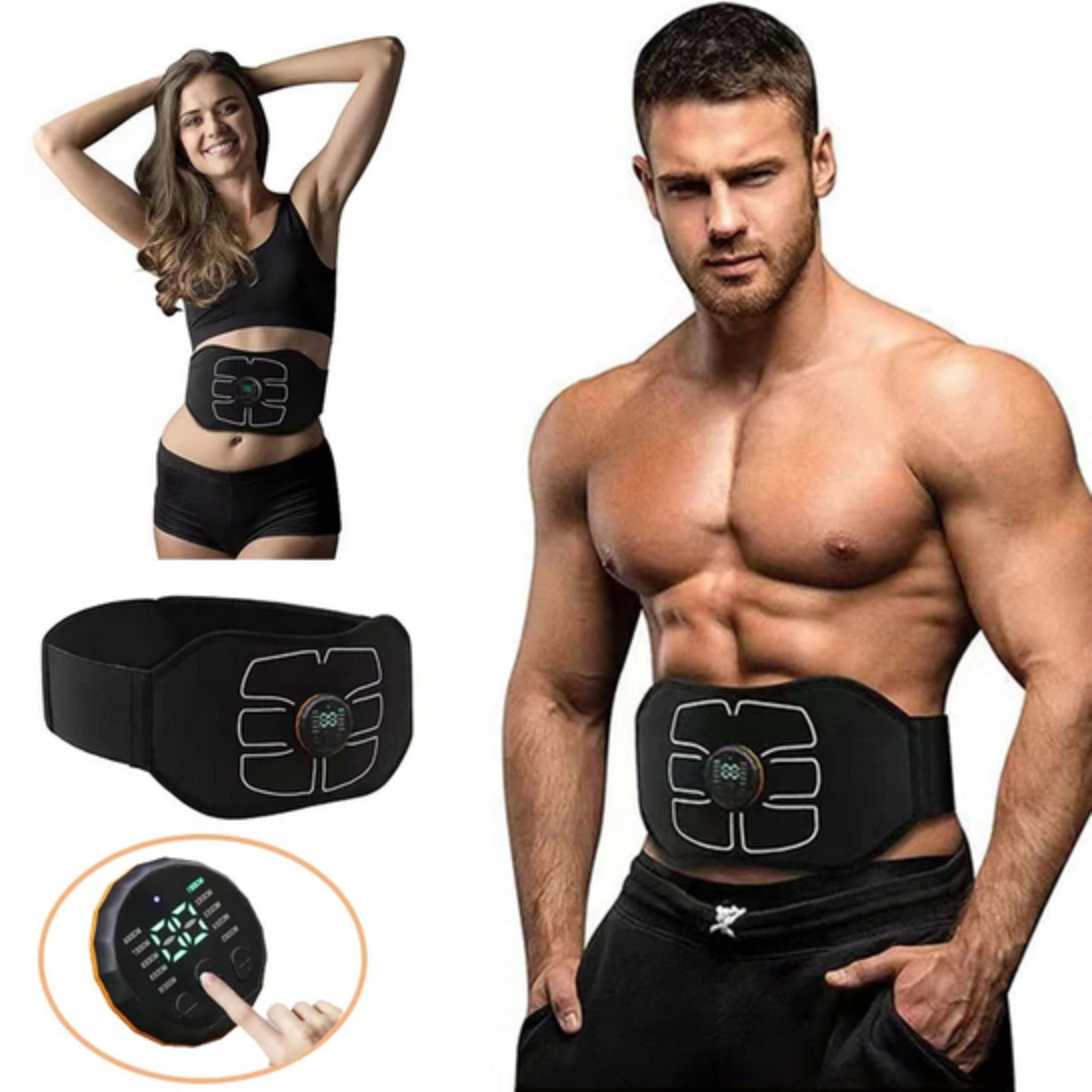 ABDOMINAL MUSCLE ELECTROSTIMULATOR BELT SLIMMING MASSAGE EMS STIMULATOR S/M Body parts stomach