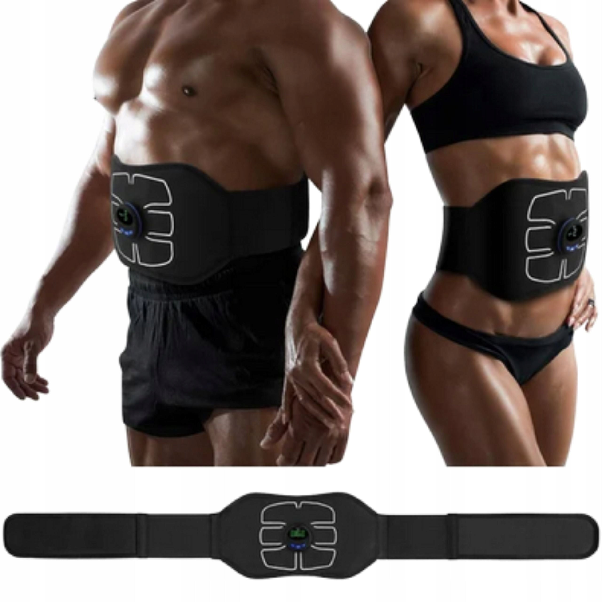 ABDOMINAL MUSCLE ELECTROSTIMULATOR BELT SLIMMING MASSAGE EMS STIMULATOR S/M Model 05934
