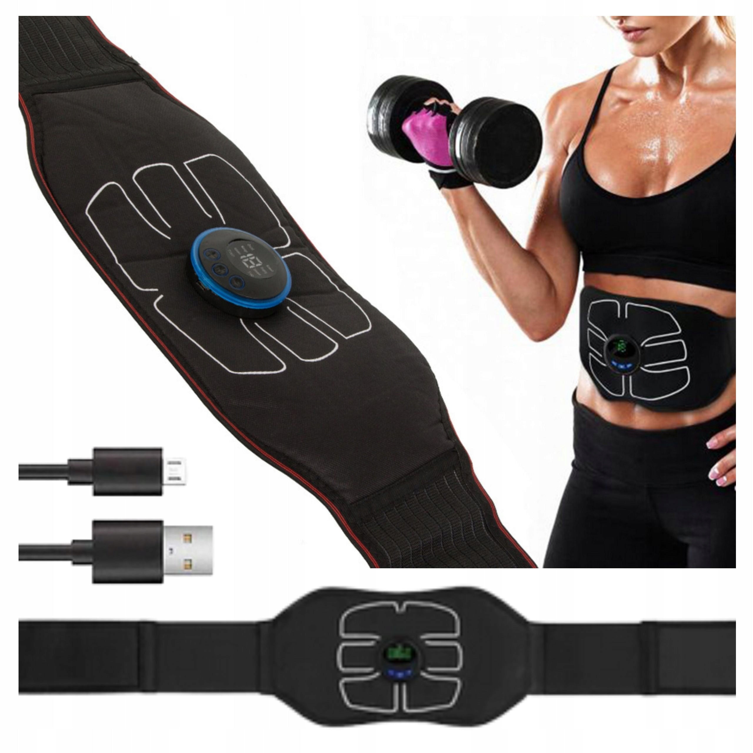 ABDOMINAL MUSCLE ELECTROSTIMULATOR BELT SLIMMING MASSAGE EMS STIMULATOR S/M Packaging status original