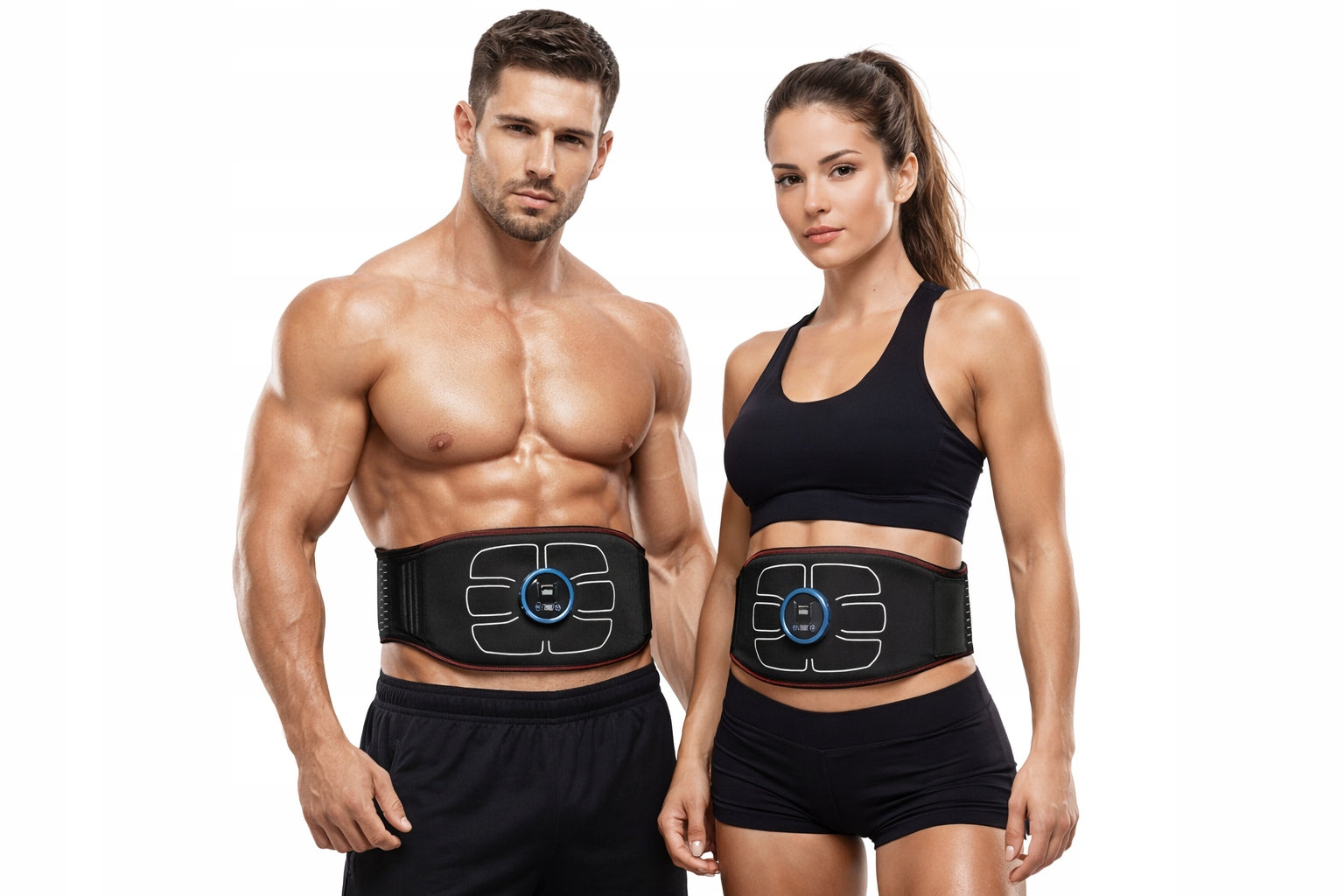 ABDOMINAL MUSCLE ELECTROSTIMULATOR BELT SLIMMING MASSAGER EMS STIMULATOR Size L/XL