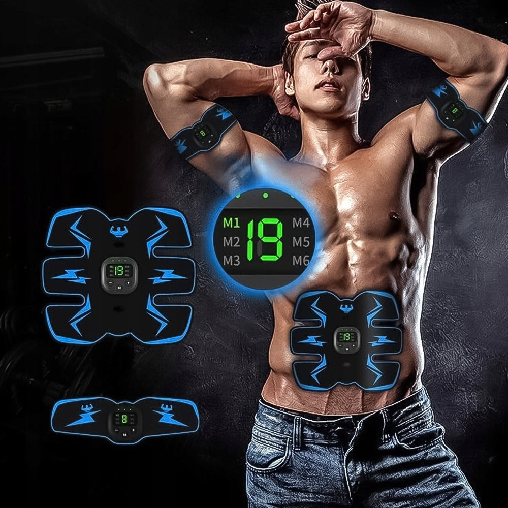 ABDOMINAL MUSCLE ELECTROSTIMULATOR EMS 6 MODES SLIMMING BELT Packaging status original