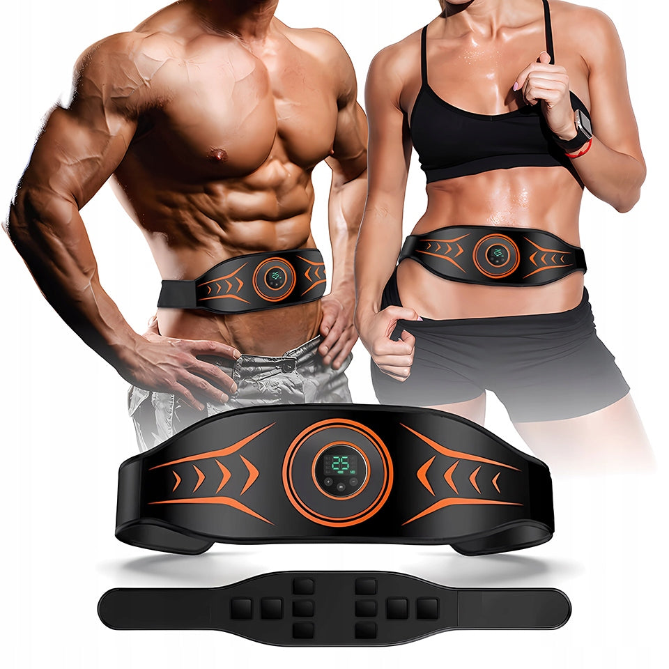 ABDOMINAL MUSCLE ELECTROSTIMULATOR EMS 8MODES SLIMMING BELT WITH EXTENSION Manufacturer code 7W001