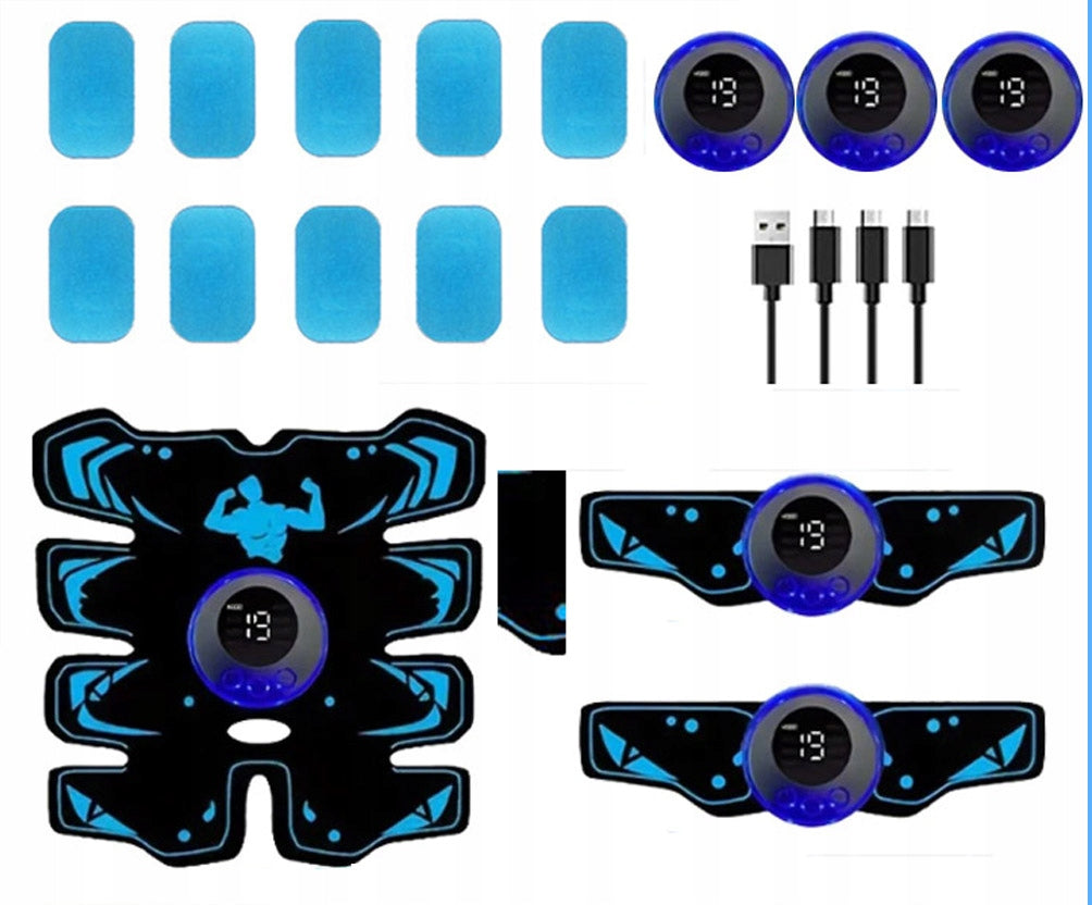 ABDOMINAL MUSCLE ELECTROSTIMULATOR EMS 8MODES SLIMMING BELT WITH GEL Manufacturer code 3x ems