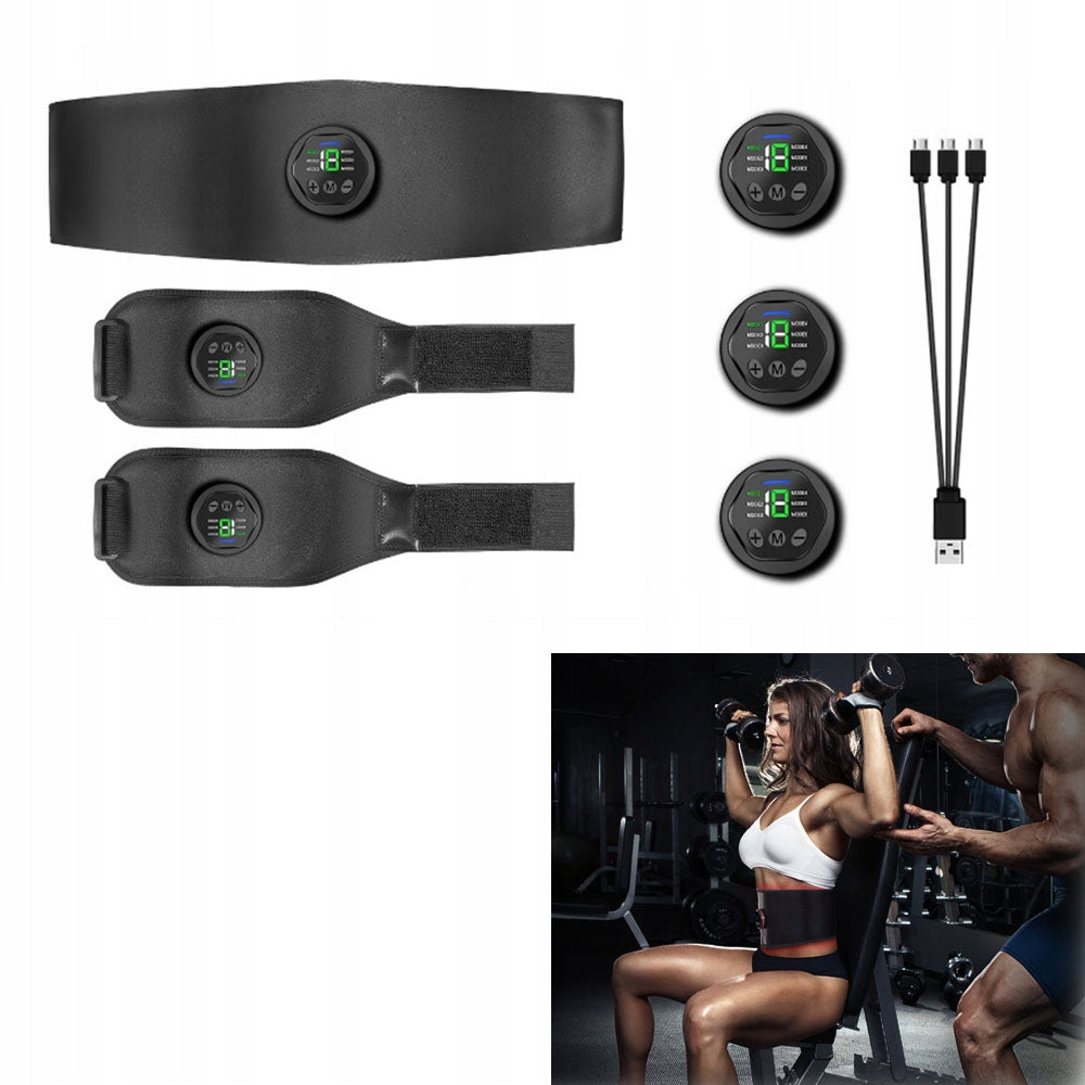ABDOMINAL MUSCLE ELECTROSTIMULATOR EMS ABS SLIMMING BELT