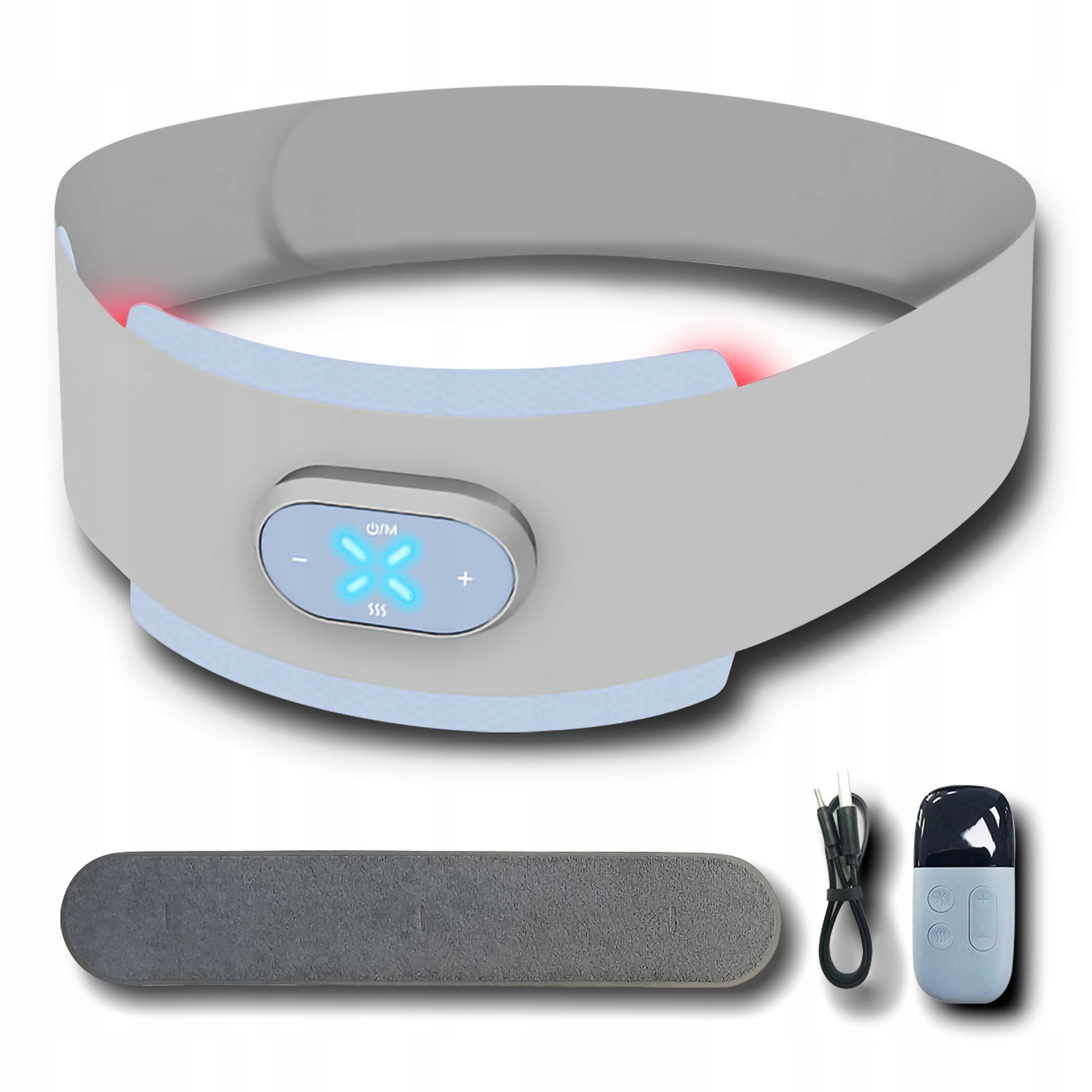 ABDOMINAL MUSCLE ELECTROSTIMULATOR EMS HEATING SLIMMING BELT MASSAGER Product weight with unit packaging 0.5 kg