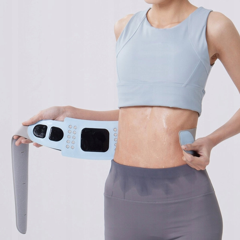 ABDOMINAL MUSCLE ELECTROSTIMULATOR EMS HEATING SLIMMING BELT MASSAGER Size universal