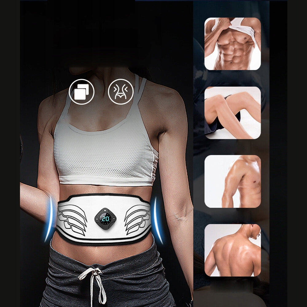ABDOMINAL MUSCLE ELECTROSTIMULATOR EMS SLIMMING BELT with timer NEW Brand no brand