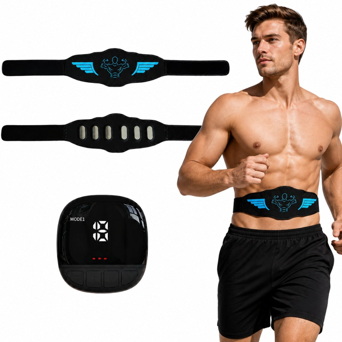 ABDOMINAL MUSCLE ELECTROSTIMULATOR EMS SLIMMING BELT