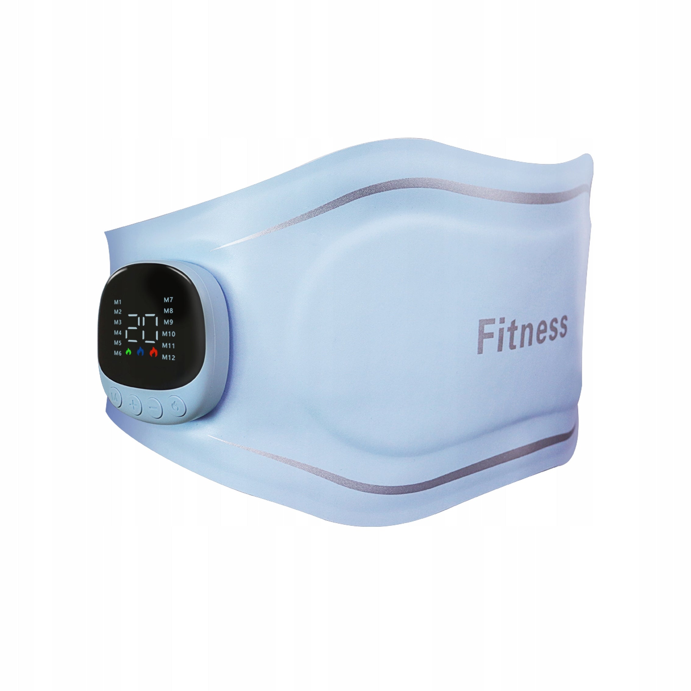 ABDOMINAL MUSCLE ELECTROSTIMULATOR EMS + SLIMMING TENS WITH HEATING Body parts stomach thighs