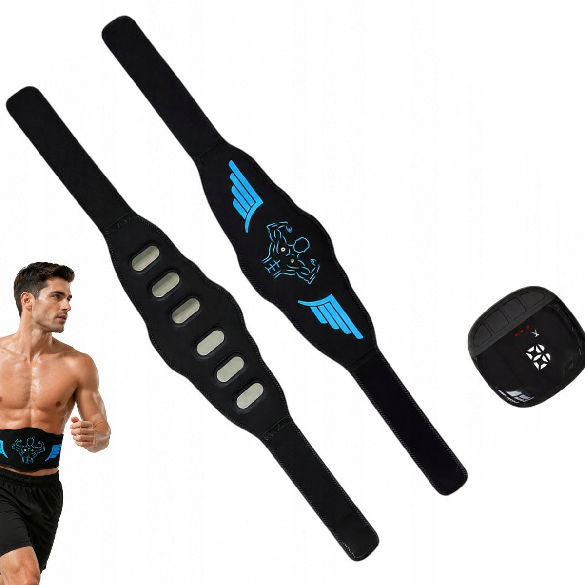 ABDOMINAL MUSCLE ELECTROSTIMULATOR EMS WITH EXTENSION