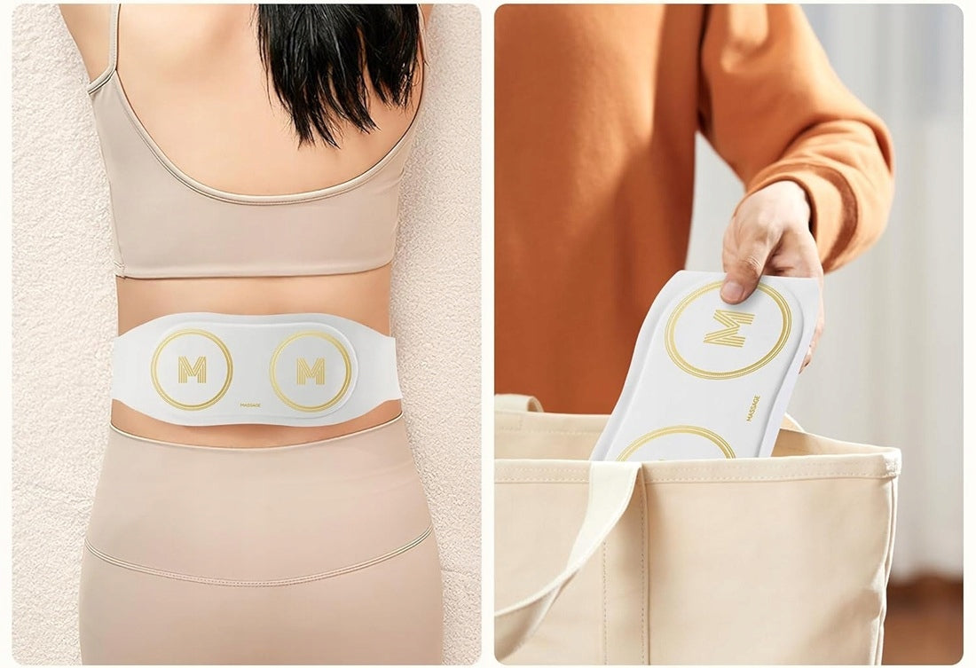 ABDOMINAL MUSCLE ELECTROSTIMULATOR HEATING EMS SLIMMING BELT MASSAGE Brand Artnico