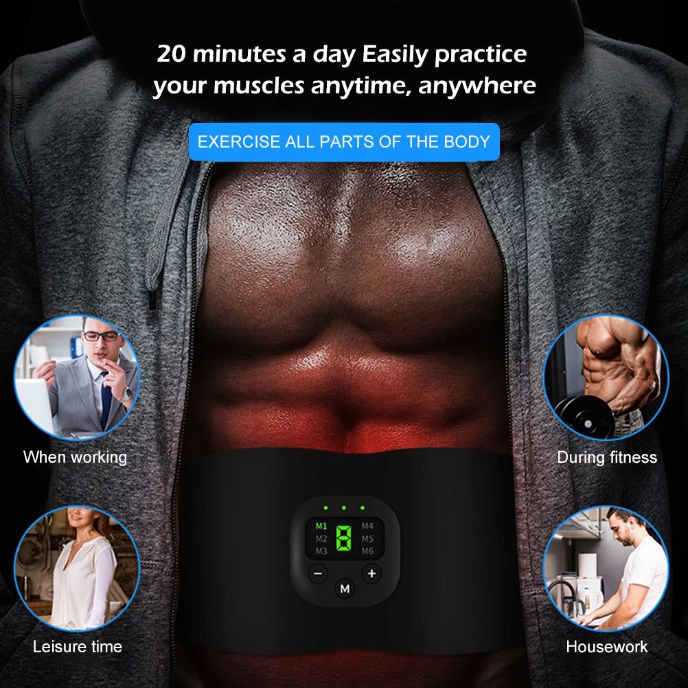 ABDOMINAL MUSCLE STIMULATOR SLIMMING BELT Material composition Selected PU ABS