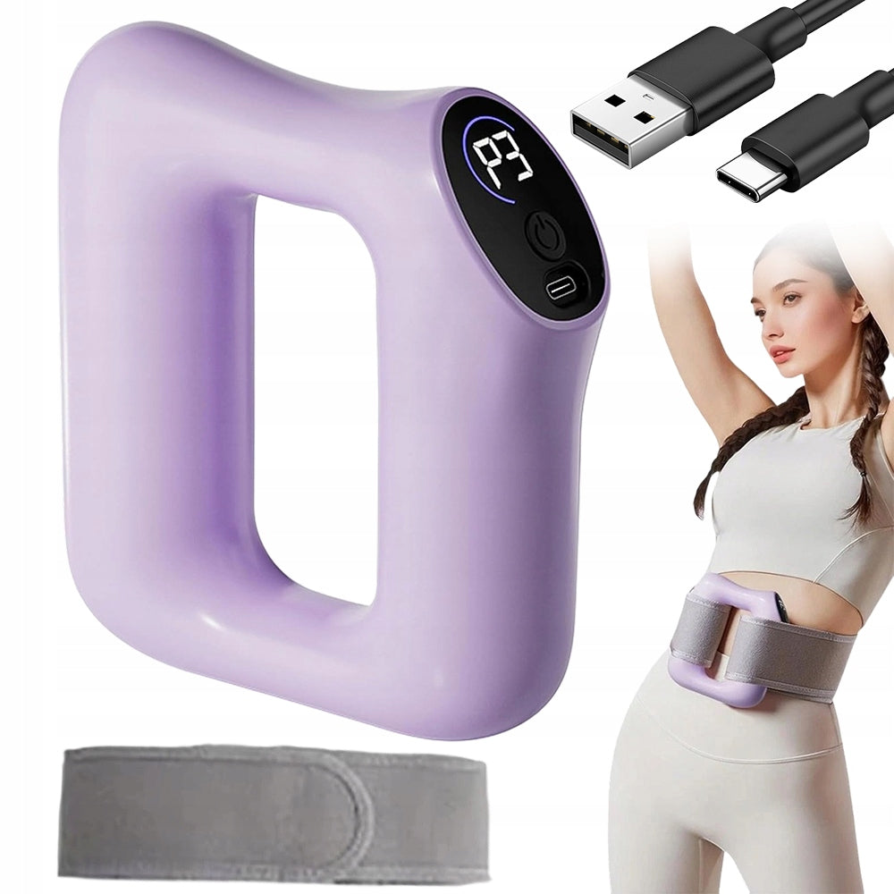 ABDOMINAL VIBRATING MASSAGER 5 INTENSITY 3 MODES HEATING 1200MAH