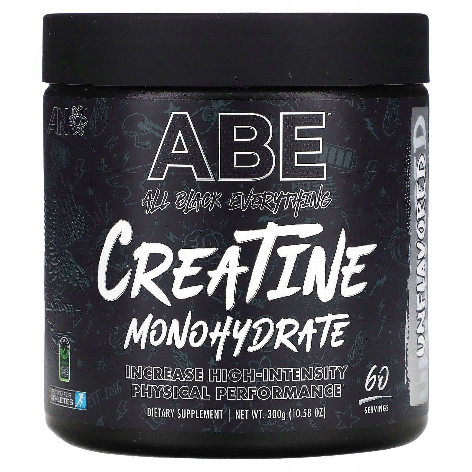 ABE, Creatine Monohydrate, Non-Aromatized, 5 g, 300 g