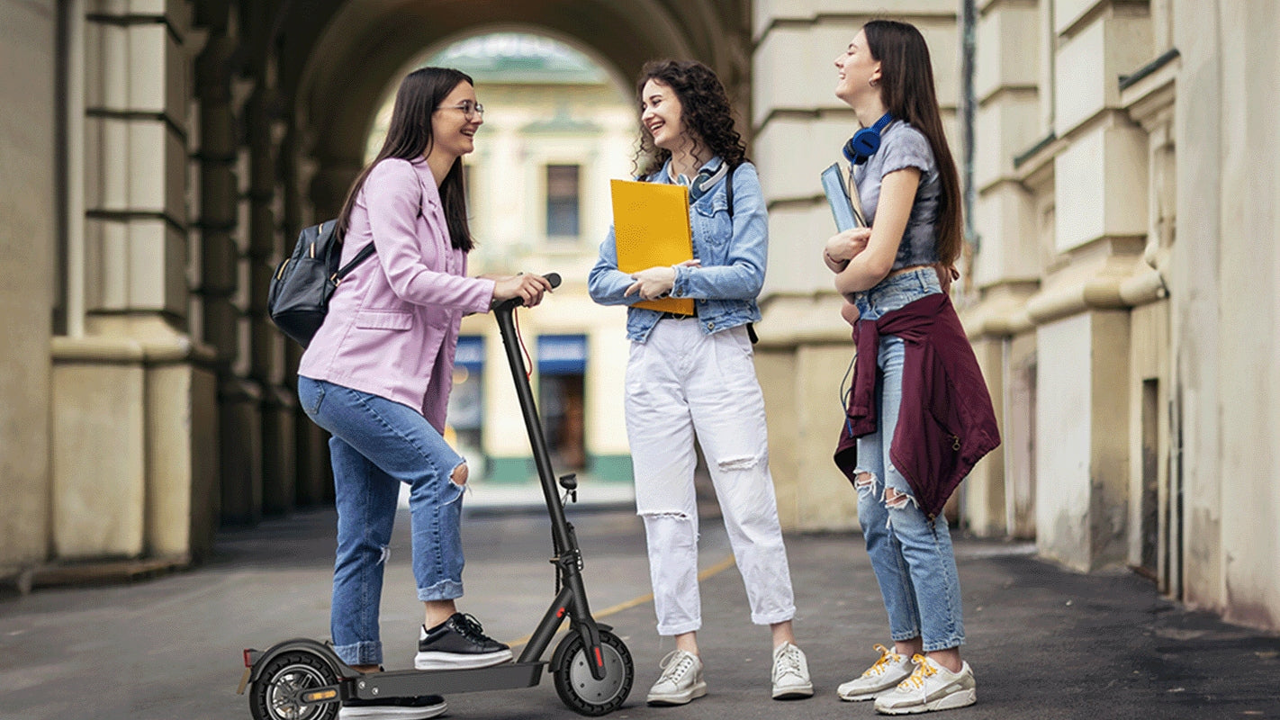 ABE Iscooter E9TMax APP Electric Scooter 500W 36V 10.4AH 20KM/H Packaging status original