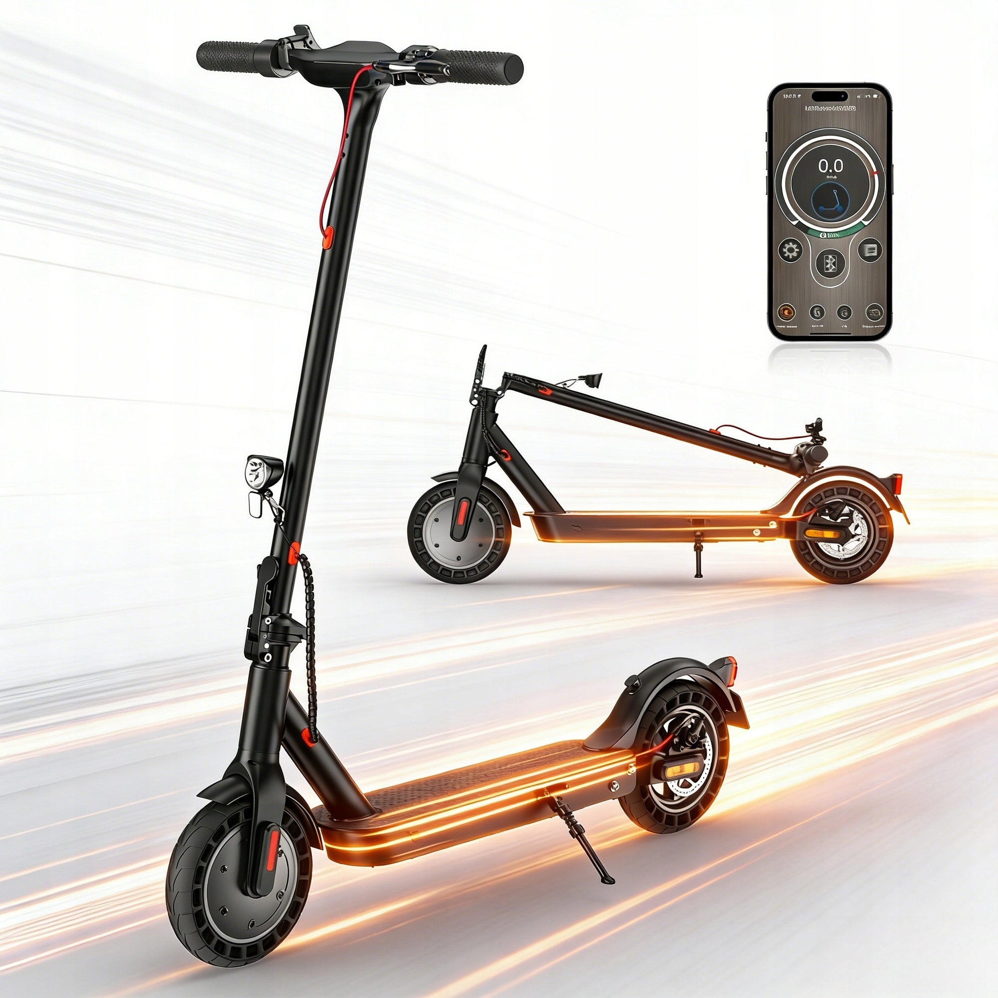 ABE Iscooter E9TMax APP Electric Scooter 500W 36V 10.4AH 20KM/H