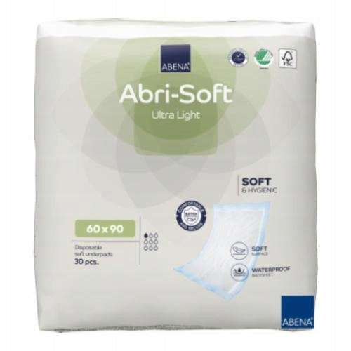 ABENA Disposable hygiene pads ABRI-SOFT Ultra Light 60x90cm 30pcs.