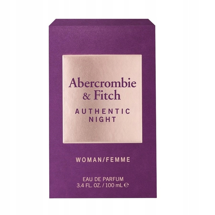 ABERCROMBIE & FITCH Authentic Night Woman EDP 100ml Packaging status original