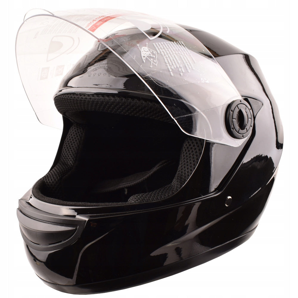 ABIWA INTEGRAL HELMET MD-101 Xs BLACK GLOSS +CE GLASS Xs Manufacturer Abiwa