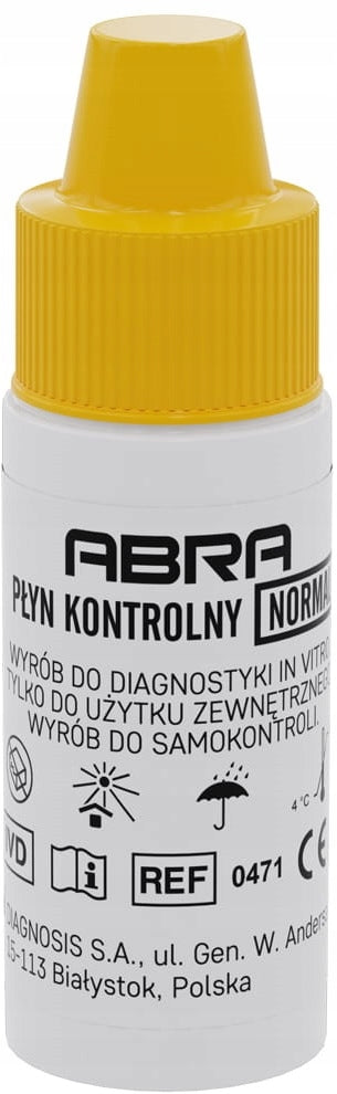 ABRA NORMAL TEST, CONTROL FLUID FOR GLUCOSE METER 4ml Medical device yes