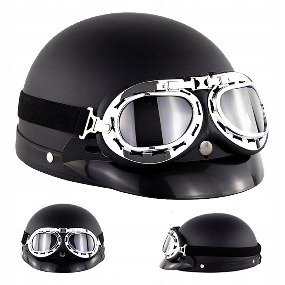 ABS MOTORCYCLE HELMET WITH SOFT FOAM AND DETACHABLE SCARF Size universal