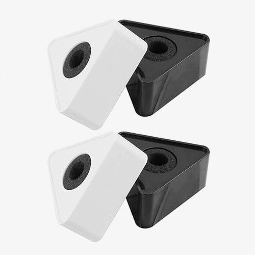 ABS TRIANGULAR MICROPHONE FLAGS FOR KARAOKE REPORTAGE 4 PCS FOR HOME