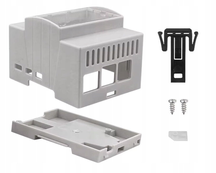 ABS housing for Raspberry Pi 5 for DIN rail with active cooling Packaging status original