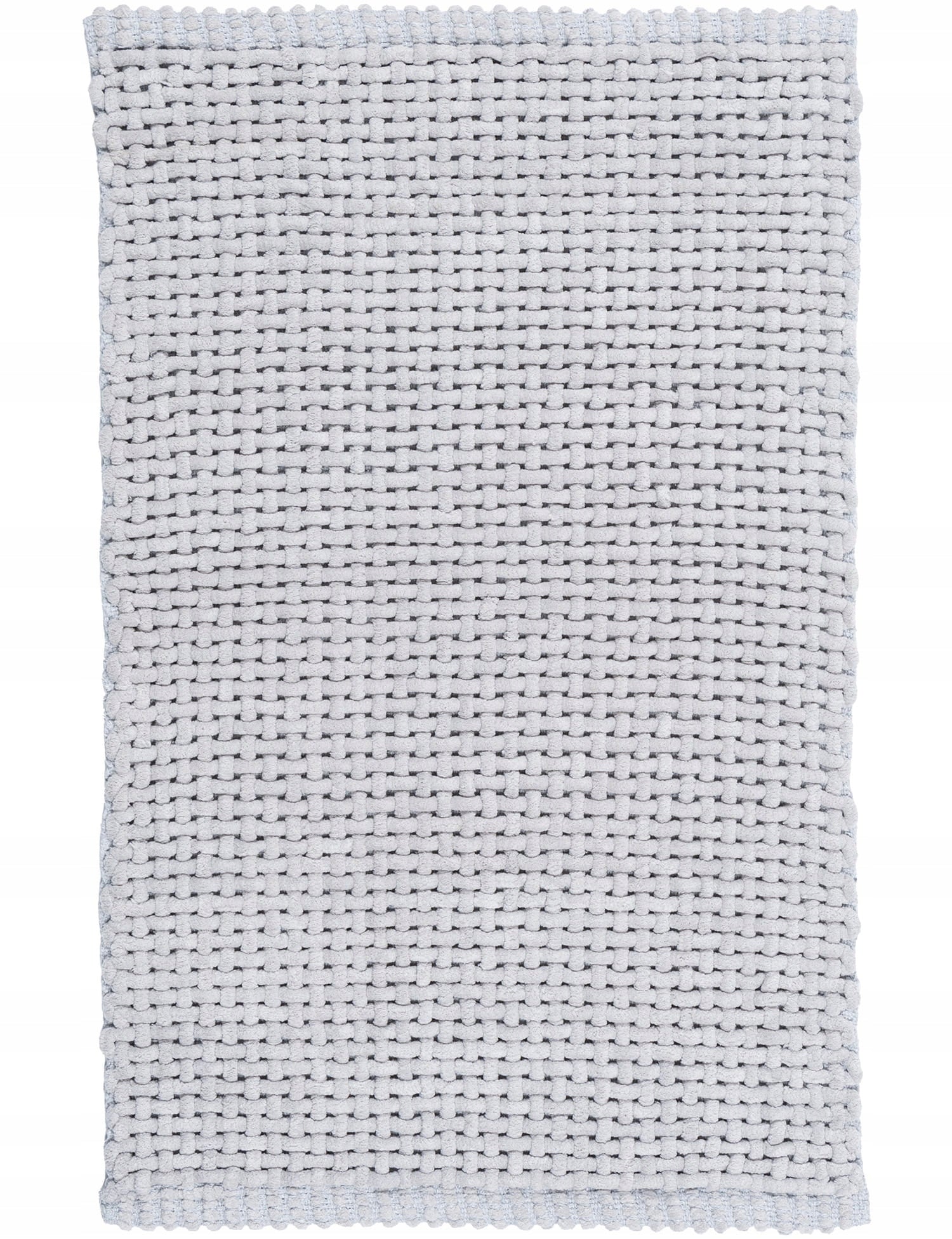 ABSORBENT BATHROOM RUG FOR WASHING COTTON BRAIDED 40X60cm grey EAN (GTIN) 5904169731452