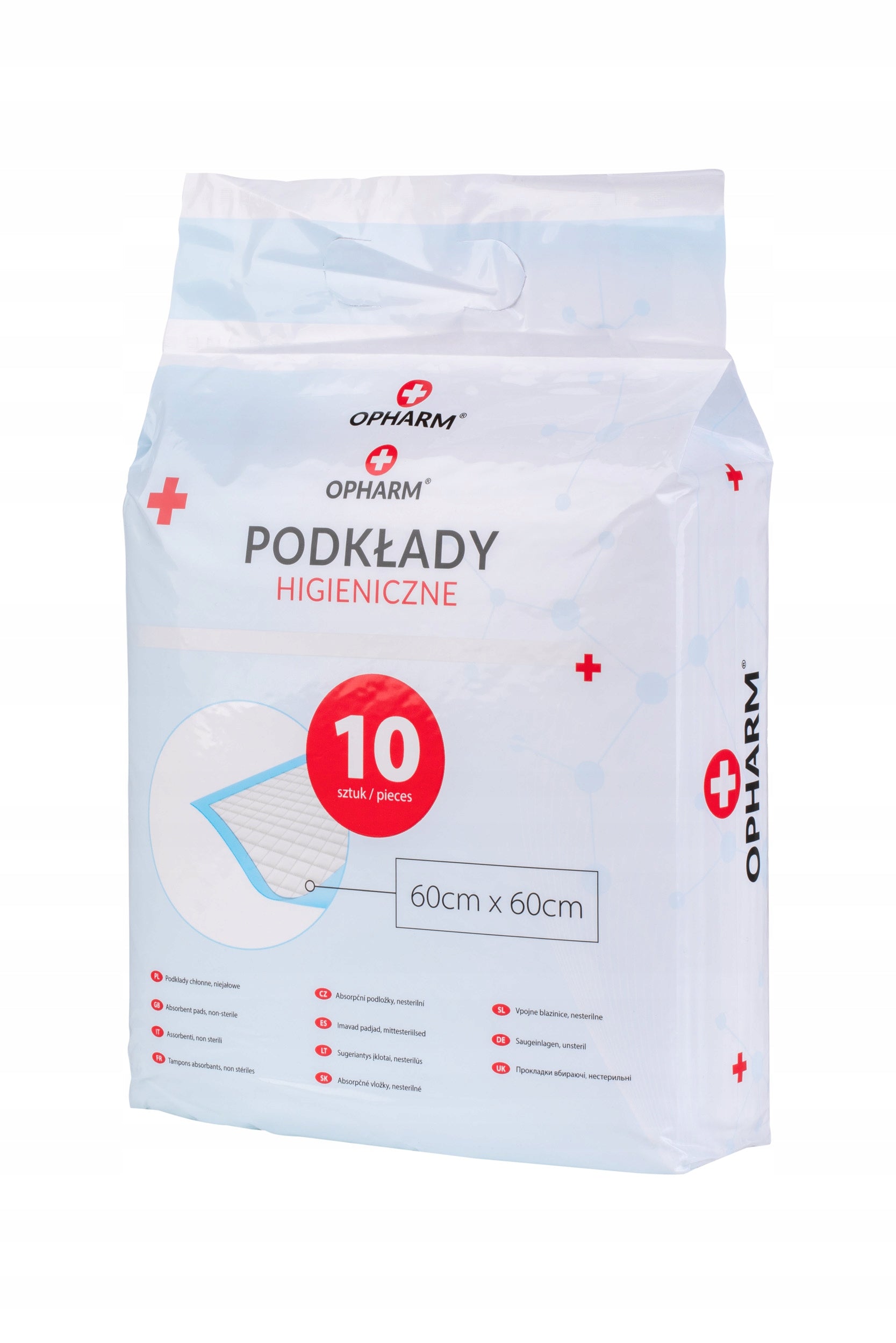 ABSORBENT HYGIENIC CHANGING MATS STRONG 60x60cm 10 PCS Packaging status original