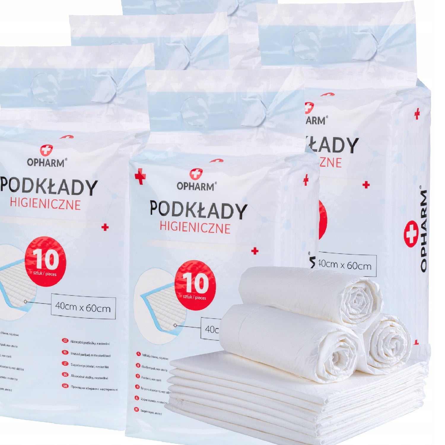 ABSORBENT HYGIENIC FOUNDATIONS 40X60 70 pcs. STRONG OPHARM