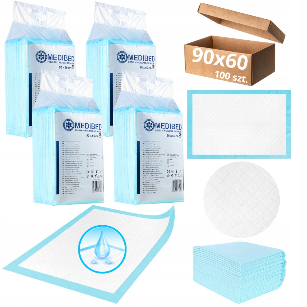 ABSORBENT Hygiene FOUNDATIONS MEDIBED 90X60 STRONG non-sterile 810ml 2x50pcs