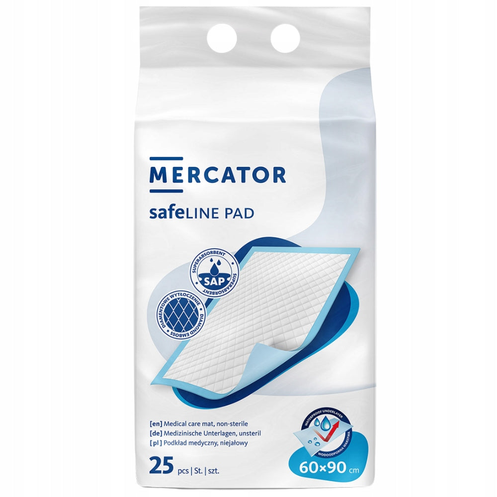 ABSORBENT Hygienic PRIMERS 1168 ml, 60x90cm with absorption layer 25 pcs Medical device yes