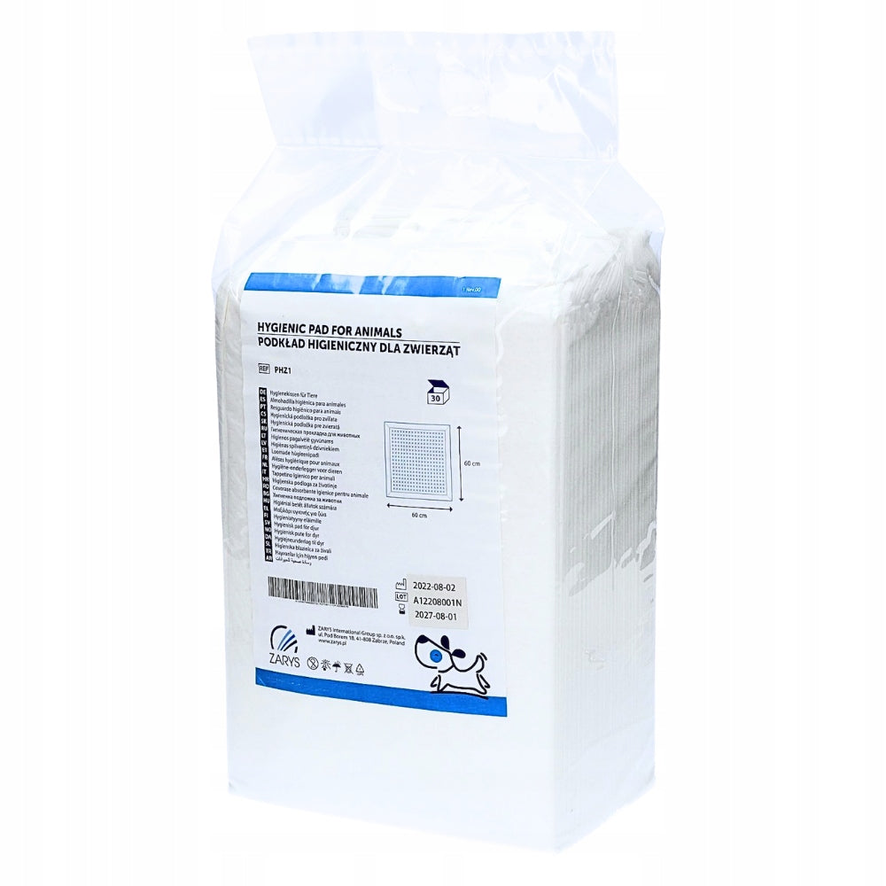 ABSORBENT foundations for CAT DOG TRAINING 60x60 cm FOR ANIMALS 800ml 30 pcs Packaging status original