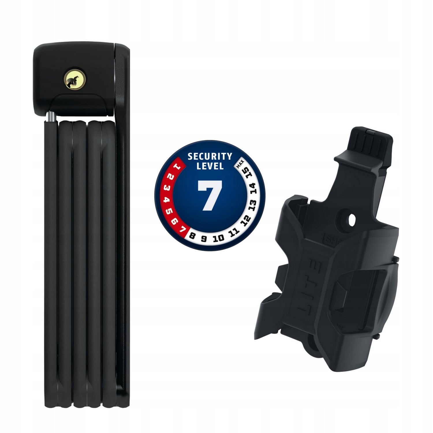 ABUS BORDO LITE 6055K /85 SH Black