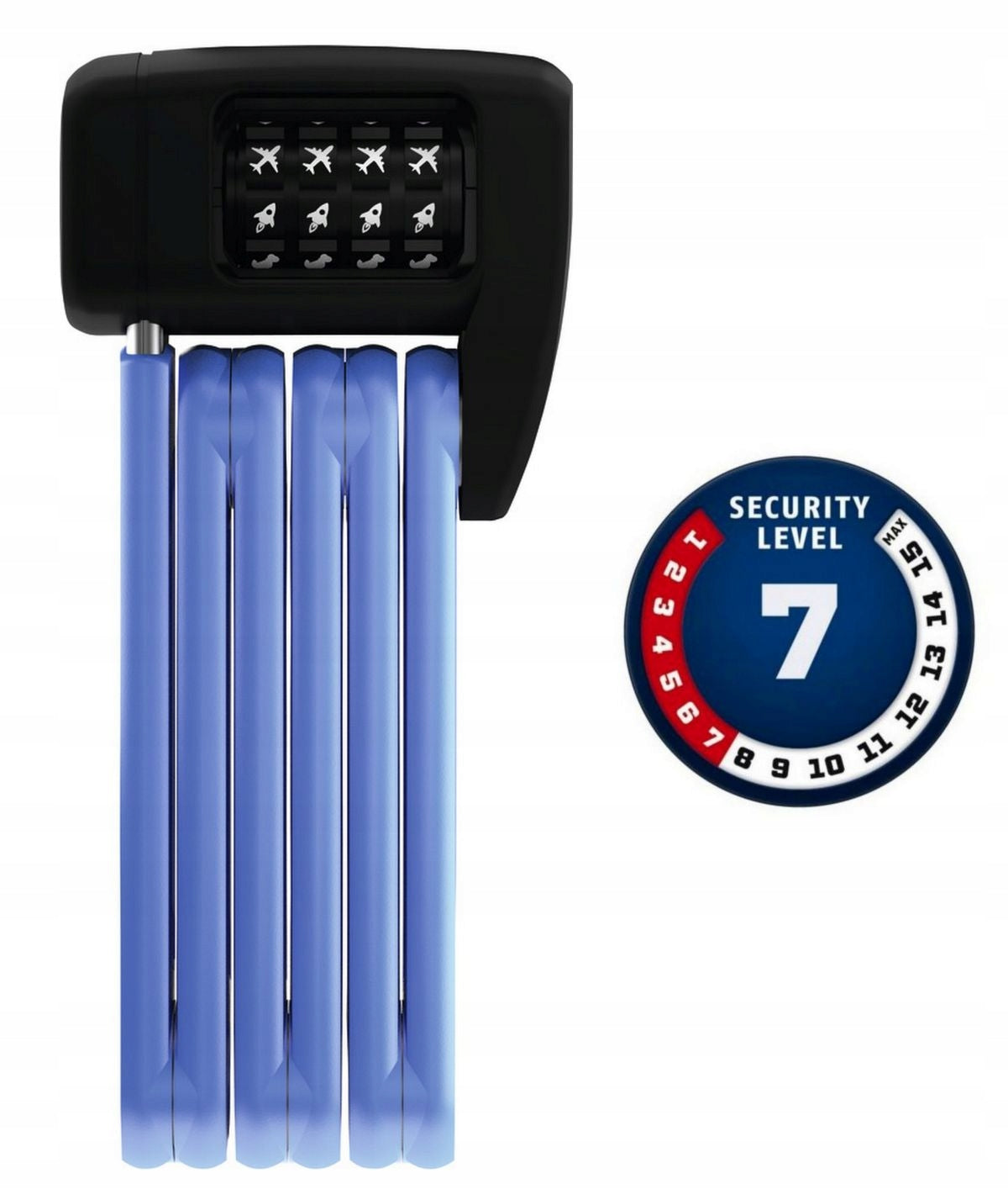 ABUS BORDO LITE MINI 6055C /60 Folding clasp Without handle Blue symbols