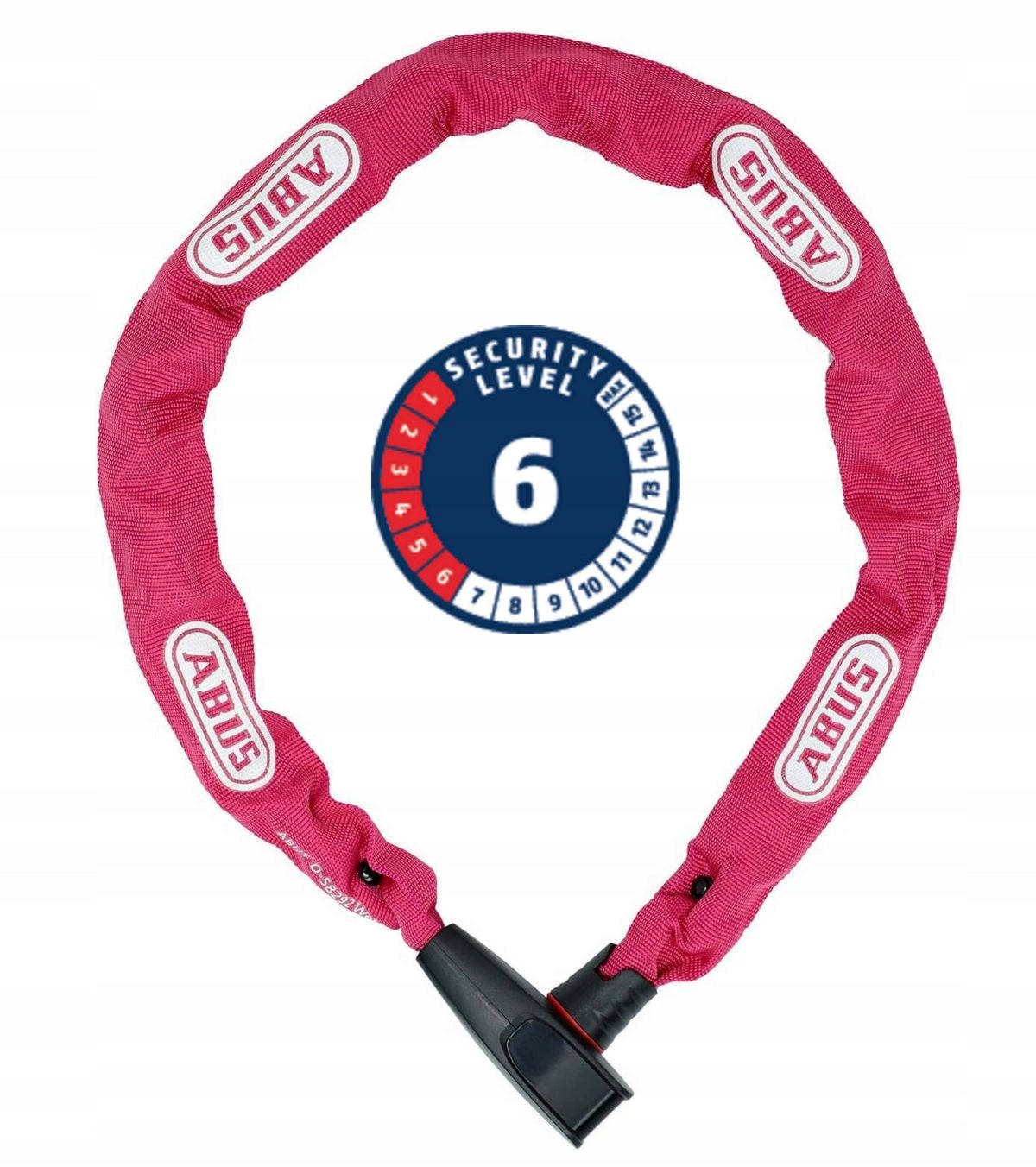 ABUS Chain Catena 6806K /85 Coral /sl6/