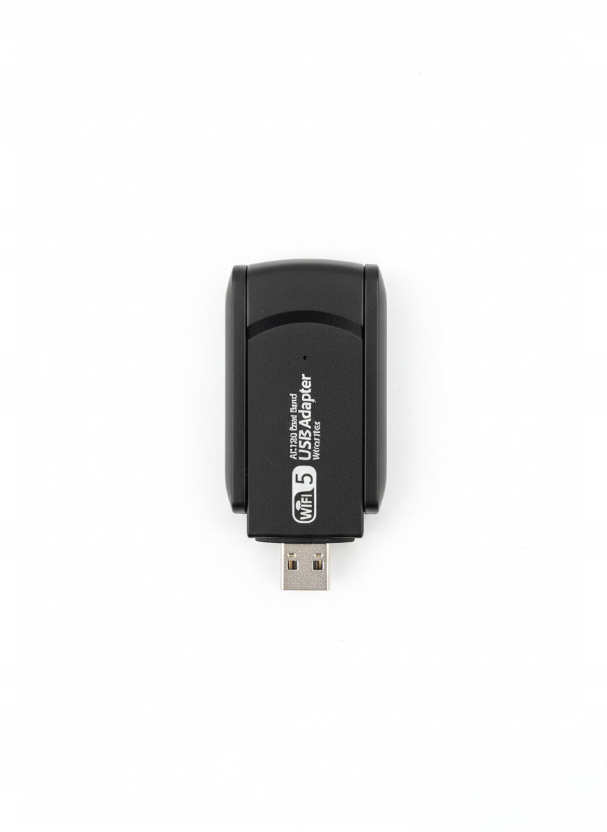 AC1300 ADAPTER NETWORK CARD WiFi Wi-Fi TO USB ANTENNA 1300Mbps 5GHz WPA3 Manufacturer code PR-1300AC