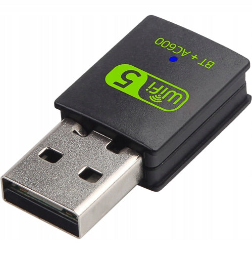AC600 WIFI NETWORK CARD WITH BLUETOOTH 4.2 ADAPTER 600mbps USB 5GHz Packaging status original